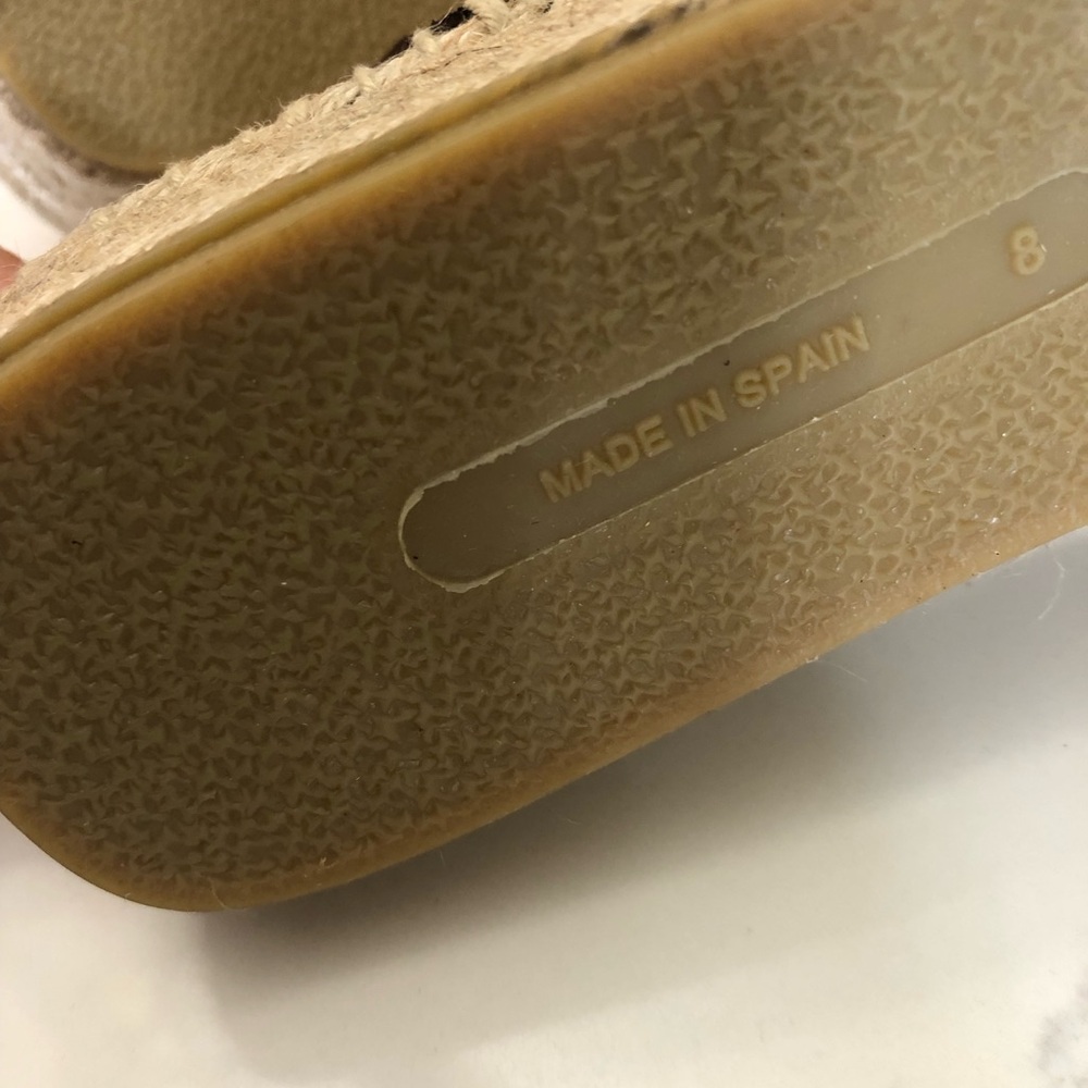 PICON leopard dyed pony hair handmade espadrille sandals SPAIN - Picture 9 of 10